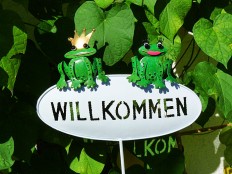 Willkommensschilder