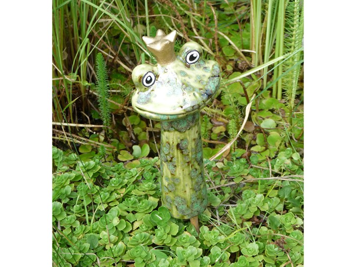 Gartenstecker Frochkönig - moosgrün