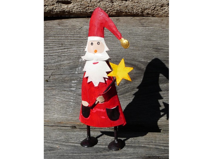 Santa aus Metall - Stern