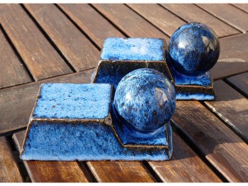 Kübelfüße blau