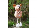 Gartenstecker - Frieda die Maus