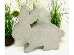 Hase aus Beton - grau