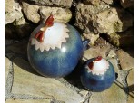 blaues Huhn aus terrakotta - klein