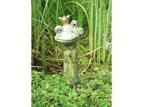 Gartenstecker Frochkönig - moosgrün