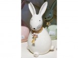 Hase aus Keramik - weiß