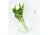 Großer Glaskübel/Vase