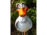 Gartenstecker lustige Gans